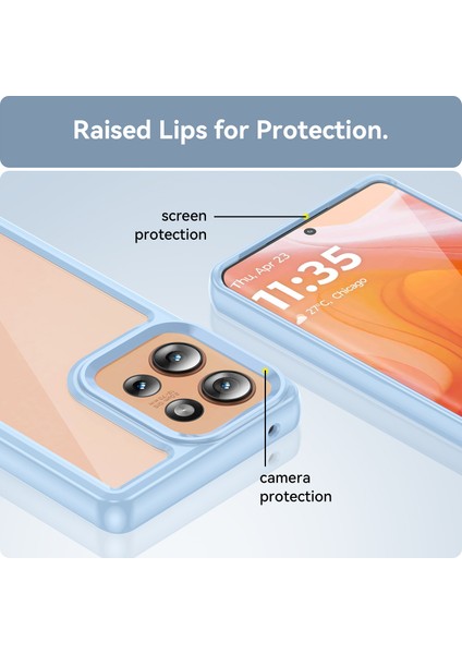 Motorola Moto Edge 50 Kılıf, Şeffaf Tasarımlı Darbeye Dayanıklı Telefon Kılıfı, Tampon Hibrit Şeffaf Kapak Motorola Moto Edge 50 (Yurt Dışından) fırsatları