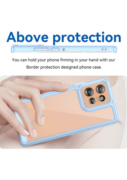 Motorola Moto Edge 50 Kılıf, Şeffaf Tasarımlı Darbeye Dayanıklı Telefon Kılıfı, Tampon Hibrit Şeffaf Kapak Motorola Moto Edge 50 (Yurt Dışından) indirimleri