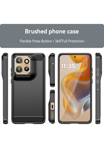 Motorola Moto S50 Kılıf, Darbeye Dayanıklı Koruyucu Telefon Kılıfı, Ince Yumuşak Tpu Çizilmeye Karşı Dayanıklı Arka Tampon Kapak Motorola Moto S50 (Yurt Dışından) fırsatları