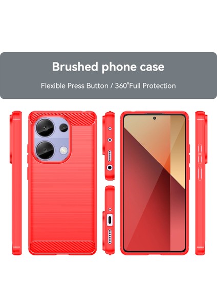 Xiaomi Redmi Note 13 Pro 4g Kılıf, Darbeye Dayanıklı Koruyucu Telefon Kılıfı, Ince Yumuşak Tpu Çizilmeye Karşı Dayanıklı Arka Tampon Kapak Xiaomi Redmi Note 13 Pro 4g (Yurt Dışından) modelleri