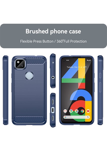 Google Pixel 4A Kılıf, Darbeye Dayanıklı Koruyucu Telefon Kılıfı, Ince Yumuşak Tpu Çizilmeye Karşı Dayanıklı Arka Tampon Kapak Google Pixel 4A (Yurt Dışından) fiyatları
