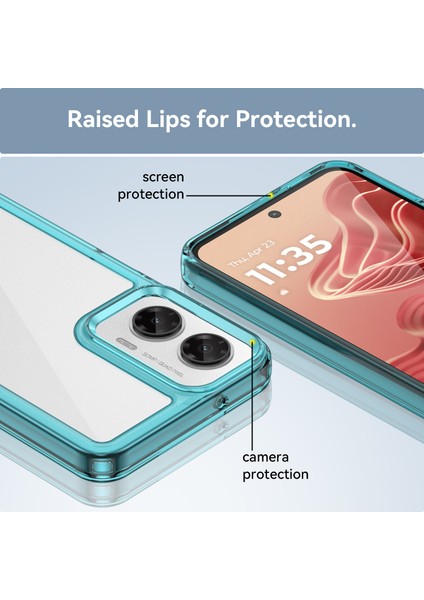 Motorola Moto G35 5g Kılıf, Şeffaf Tasarımlı Darbeye Dayanıklı Telefon Kılıfı, Tampon Hibrit Şeffaf Kapak Motorola Moto G35 5g (Yurt Dışından) fiyatları