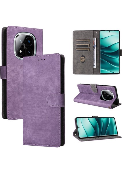 Xiaomi Redmi Note 14 5g Rfıd Engellemeli Kredi Kartı Tutuculu Cüzdan Telefon Kılıfı, Pu Deri Flip Folio Kılıf Cüzdan Kickstand Koruyucu Kılıf Xiaomi Redmi Note 14 5g (Yurt Dışından)
