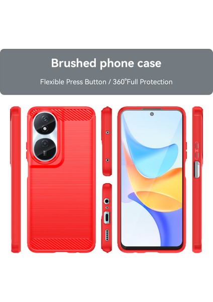 Huawei Honor 90 Smart Kılıf, Darbeye Dayanıklı Koruyucu Telefon Kılıfı, Ince Yumuşak Tpu Çizilmeye Karşı Dayanıklı Arka Tampon Kapak Huawei Honor 90 Smart (Yurt Dışından)