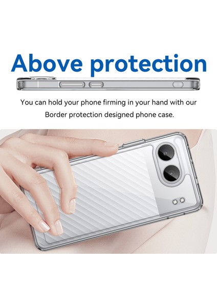 Oneplus Nord 4 Kılıf, Şeffaf Tasarımlı Darbeye Dayanıklı Telefon Kılıfı, Tampon Hibrit Şeffaf Kapak Oneplus Nord 4 (Yurt Dışından)