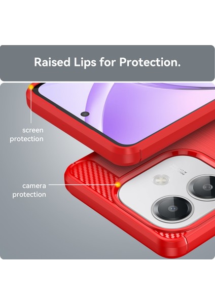 Oppo A3X 4g Kılıf, Darbeye Dayanıklı Koruyucu Telefon Kılıfı, Ince Yumuşak Tpu Çizilmeye Karşı Dayanıklı Arka Tampon Kapak Oppo A3X 4g (Yurt Dışından) indirimleri