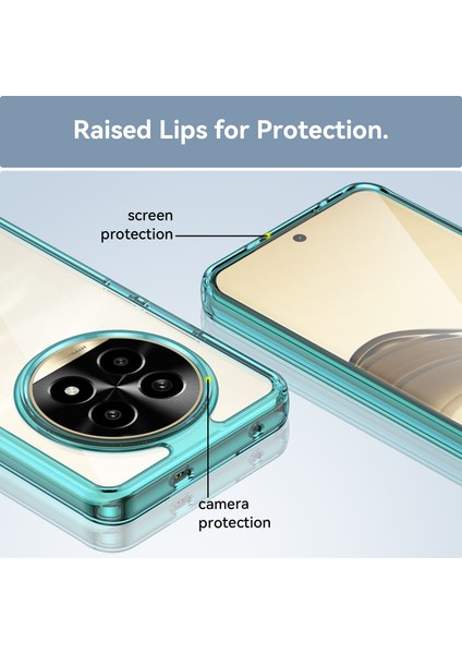 Oppo Realme 13 Pro 5g Kılıf, Şeffaf Tasarımlı Darbeye Dayanıklı Telefon Kılıfı, Tampon Hibrit Şeffaf Kapak Oppo Realme 13 Pro 5g (Yurt Dışından) fiyatları