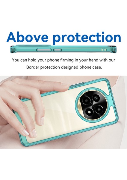 Oppo Realme 13 Pro 5g Kılıf, Şeffaf Tasarımlı Darbeye Dayanıklı Telefon Kılıfı, Tampon Hibrit Şeffaf Kapak Oppo Realme 13 Pro 5g (Yurt Dışından) fırsatları