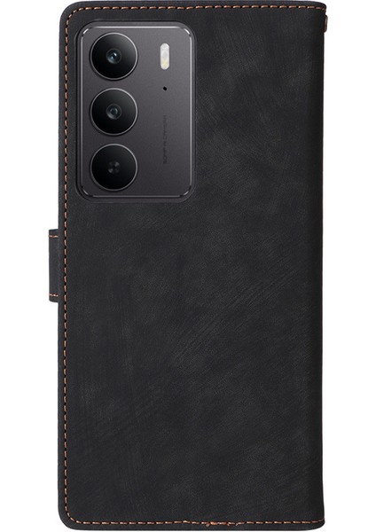 Oppo Realme C75 4g Rfıd Engellemeli Kredi Kartı Tutuculu Cüzdan Telefon Kılıfı, Pu Deri Flip Folio Kılıf Cüzdan Kickstand Koruyucu Kılıf Oppo Realme C75 4g (Yurt Dışından) fırsatları