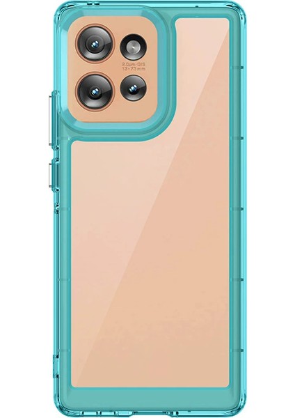 Motorola Moto Edge 50 Kılıf, Şeffaf Tasarımlı Darbeye Dayanıklı Telefon Kılıfı, Tampon Hibrit Şeffaf Kapak Motorola Moto Edge 50 (Yurt Dışından)