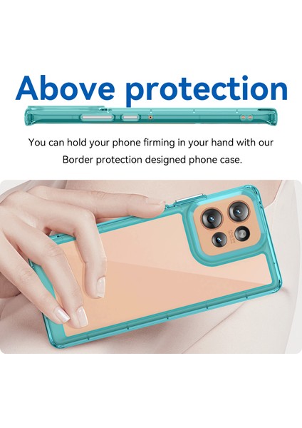 Motorola Moto Edge 50 Kılıf, Şeffaf Tasarımlı Darbeye Dayanıklı Telefon Kılıfı, Tampon Hibrit Şeffaf Kapak Motorola Moto Edge 50 (Yurt Dışından) indirimleri