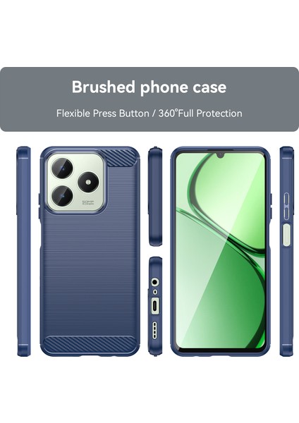 Oppo Realme C61 Kılıf, Darbeye Dayanıklı Koruyucu Telefon Kılıfı, Ince Yumuşak Tpu Çizilmeye Karşı Dayanıklı Arka Tampon Kapak Oppo Realme C61 (Yurt Dışından) fiyatları