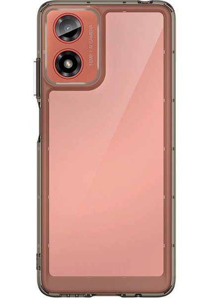 Motorola Moto G04 Kılıf, Şeffaf Tasarımlı Darbeye Dayanıklı Telefon Kılıfı, Tampon Hibrit Şeffaf Kapak Motorola Moto G04 (Yurt Dışından)