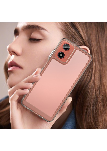 Motorola Moto G04 Kılıf, Şeffaf Tasarımlı Darbeye Dayanıklı Telefon Kılıfı, Tampon Hibrit Şeffaf Kapak Motorola Moto G04 (Yurt Dışından) indirimleri