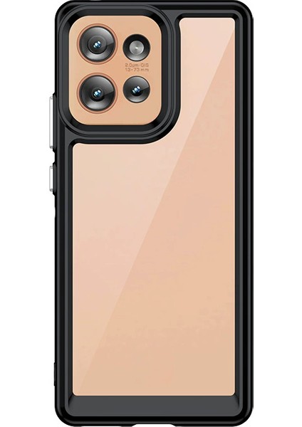 Motorola Moto Edge 50 Kılıf, Şeffaf Tasarımlı Darbeye Dayanıklı Telefon Kılıfı, Tampon Hibrit Şeffaf Kapak Motorola Moto Edge 50 (Yurt Dışından)