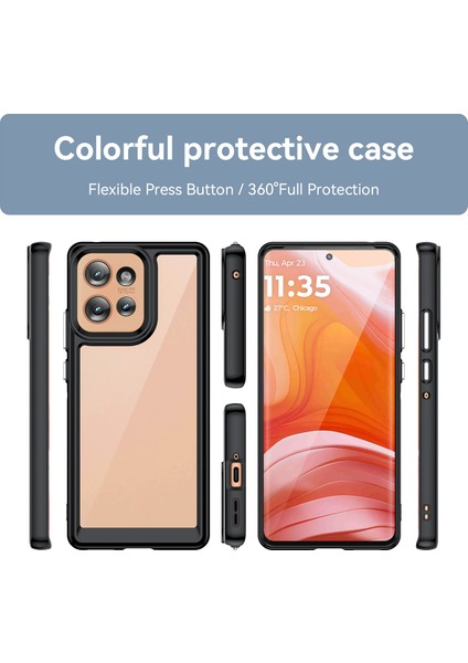 Motorola Moto Edge 50 Kılıf, Şeffaf Tasarımlı Darbeye Dayanıklı Telefon Kılıfı, Tampon Hibrit Şeffaf Kapak Motorola Moto Edge 50 (Yurt Dışından) fiyatları