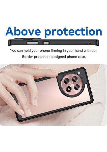Oneplus 12 Kılıf, Şeffaf Tasarımlı Darbeye Dayanıklı Telefon Kılıfı, Tampon Hibrit Şeffaf Kapak Oneplus 12 (Yurt Dışından) fırsatları