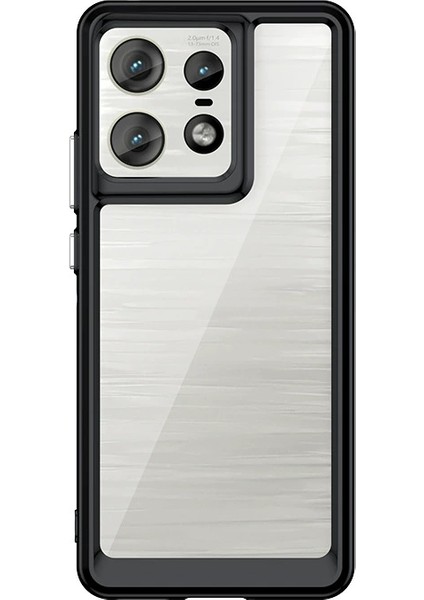 Motorola Moto Edge 50 Pro Kılıf, Şeffaf Tasarımlı Darbeye Dayanıklı Telefon Kılıfı, Tampon Hibrit Şeffaf Kapak Motorola Moto Edge 50 Pro (Yurt Dışından)