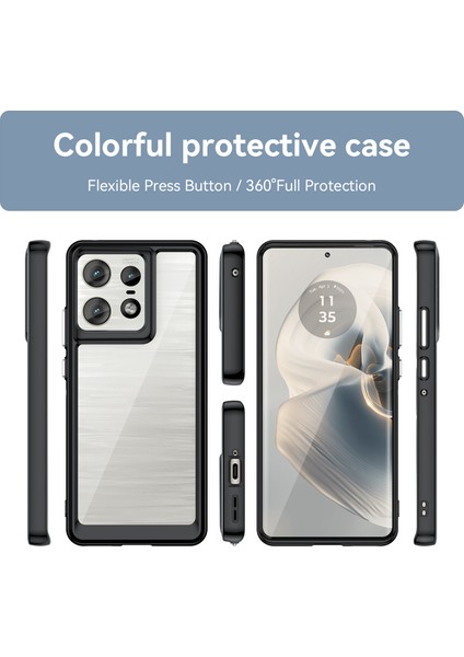 Motorola Moto Edge 50 Pro Kılıf, Şeffaf Tasarımlı Darbeye Dayanıklı Telefon Kılıfı, Tampon Hibrit Şeffaf Kapak Motorola Moto Edge 50 Pro (Yurt Dışından) fiyatları