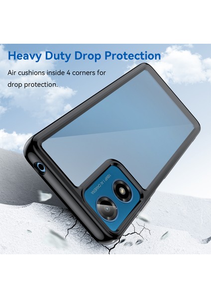 Motorola Moto G04 Kılıf, Şeffaf Tasarımlı Darbeye Dayanıklı Telefon Kılıfı, Tampon Hibrit Şeffaf Kapak Motorola Moto G04 (Yurt Dışından) modelleri