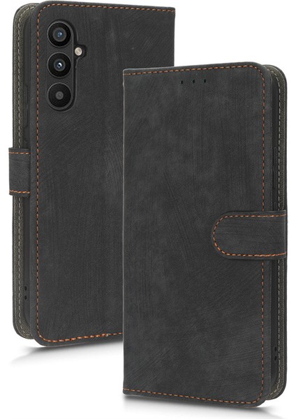 Samsung Galaxy A15 Rfıd Engellemeli Kredi Kartı Tutuculu Cüzdan Telefon Kılıfı, Pu Deri Flip Folio Kılıf Cüzdan Kickstand Koruyucu Kılıf Samsung Galaxy A15 (Yurt Dışından)
