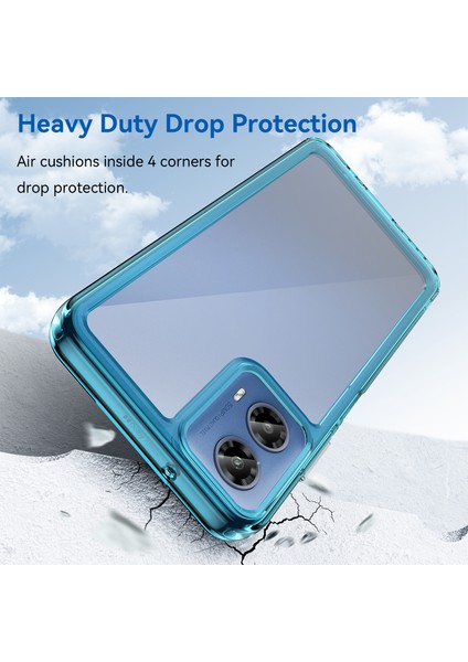 Motorola Moto G34 Kılıf, Şeffaf Tasarımlı Darbeye Dayanıklı Telefon Kılıfı, Tampon Hibrit Şeffaf Kapak Motorola Moto G34 (Yurt Dışından) modelleri