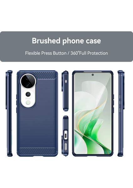 Vivo V40 Pro Kılıf, Darbeye Dayanıklı Koruyucu Telefon Kılıfı, Ince Yumuşak Tpu Çizilmeye Karşı Dayanıklı Arka Tampon Kapak Vivo V40 Pro (Yurt Dışından) fırsatları