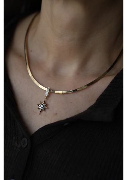 14 Ayar Altın Kuzey Yıldızı Charm Kolye Ucu fiyatları