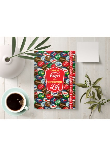 13x21 Sert Kapak Defter Çizgili Tarihsiz Not Defteri