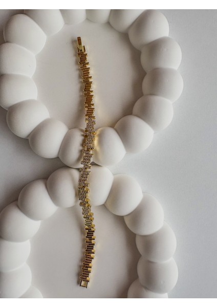 Leyya Jewelery Ritim Model Zirkon Bileklik