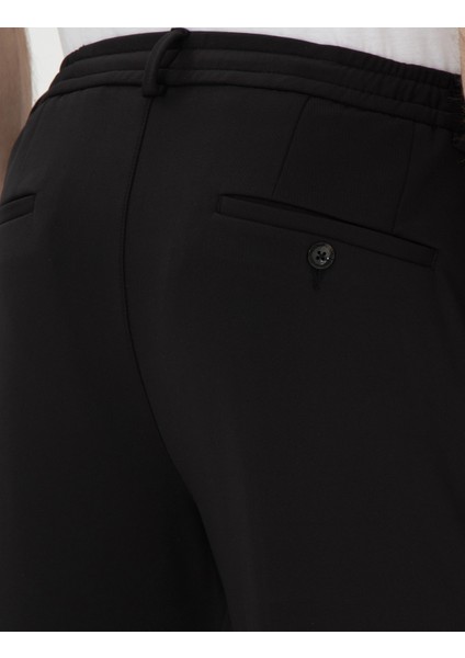 Erkek Siyah Kumaş Pantolon 50300718-Vr046