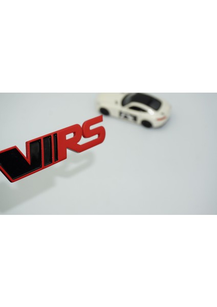 Skoda Vrs Bagaj Kırmızı Siyah Kırmızı Siyah 3m 3D Logo Arma