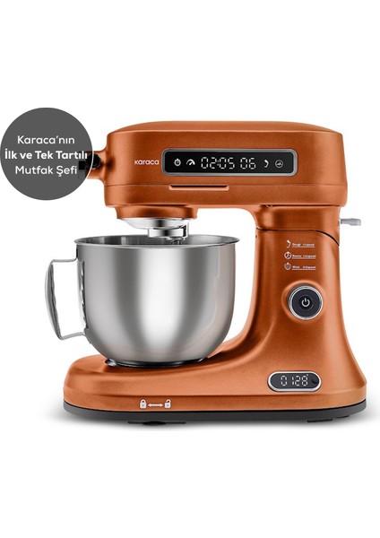 Pro Artisan Zaman Ayarlı Tartılı Mutfak Şefi Sunburnt Glow 1600W 5 Litre fiyatları