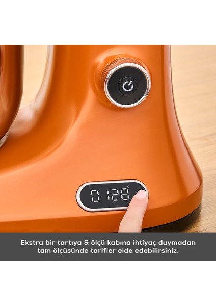 Pro Artisan Zaman Ayarlı Tartılı Mutfak Şefi Sunburnt Glow 1600W 5 Litre indirimleri