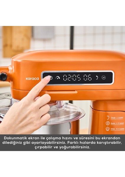 Pro Artisan Zaman Ayarlı Tartılı Mutfak Şefi Sunburnt Glow 1600W 5 Litre