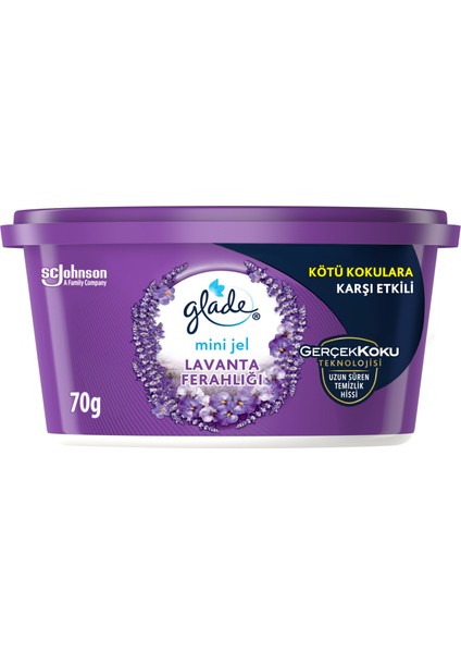 Hava Tazeleyici Mini Jel Lavanta Ferahlığı 70 gr