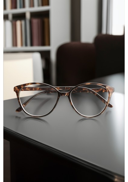 Bappirlopar Desenli Yeni Sezon Cat Eye Gözlük Optik Uyumlu Mavi Işık Korumalı fırsatları