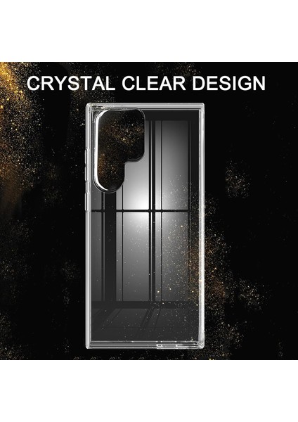 Samsung Galaxy S25 Ultra Uyumlu Kılıf Kamera Koruyuculu Sert Şeffaf Kaymaz Kapak indirimleri