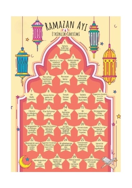 Ramazan Ayı Etkinlik Takvimi No 2