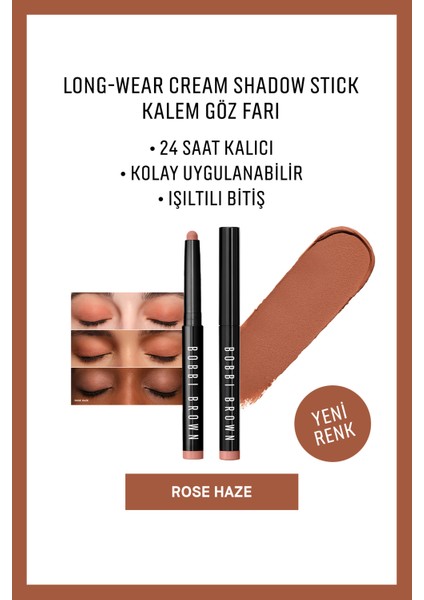 Long-Wear Cream Shadow Stick Kalem Göz Farı - Rose Haze