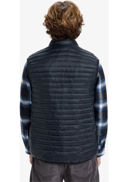 EQYJK04080-10010 Scaly Sleeveless Erkek Yelek modelleri