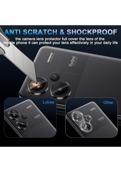 Xiaomi Redmi Note 13 Pro Plus Uyumlu Kamera Koruyucu Görüntü Kalitesini Bozmaz Dayanıklı Safir Lens modelleri