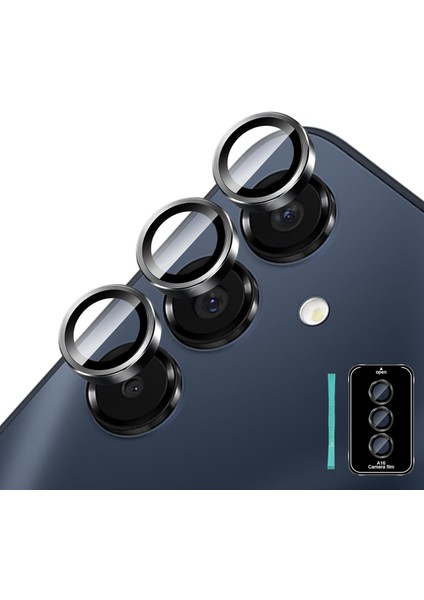 Samsung Galaxy A25 Uyumlu Kamera Koruyucu Görüntü Kalitesini Bozmaz Dayanıklı Safir Lens