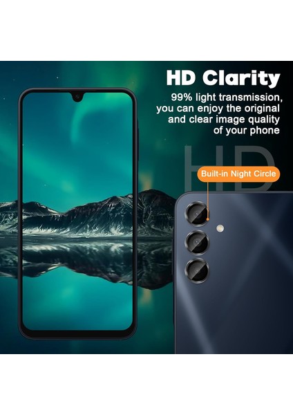 Samsung Galaxy A25 Uyumlu Kamera Koruyucu Görüntü Kalitesini Bozmaz Dayanıklı Safir Lens modelleri