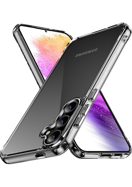 Samsung Galaxy S25 Için Kristal Şeffaf Pc + Tpu Hibrit Telefon Kılıfı Şeffaf (Yurt Dışından)