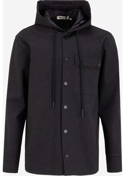 Gmg Fırenze Kapüşon Yaka Antrasit Erkek Sweatshırt GU24MFW08029