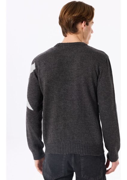 Gmg Fırenze Bisiklet Yaka Regular Fit Antrasit Erkek Kazak ZR24MFW04050 indirimleri