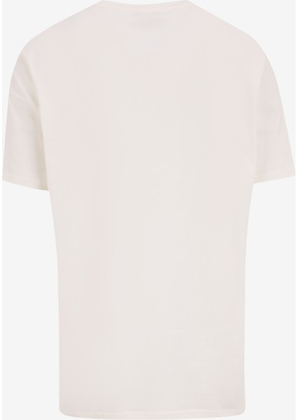 D5SM-TST3647 Kırık Beyaz Bisiklet Yaka Relaxed Baskılı Erkek T-Shirt fiyatları