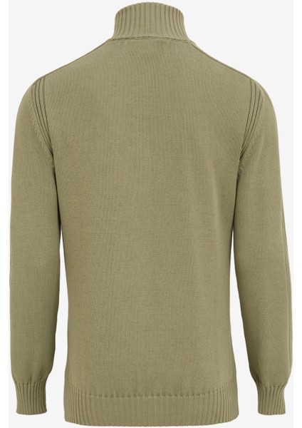 Gmg Fırenze Dik Yaka Regular Fit Haki Erkek Kazak GU24MFW04019 fiyatları