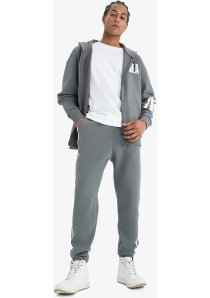fit Nba Wordmark Oversize Geniş Kalıp Cepli Kalın Fermuarlı SWEATSHIRT D8615AX25SP